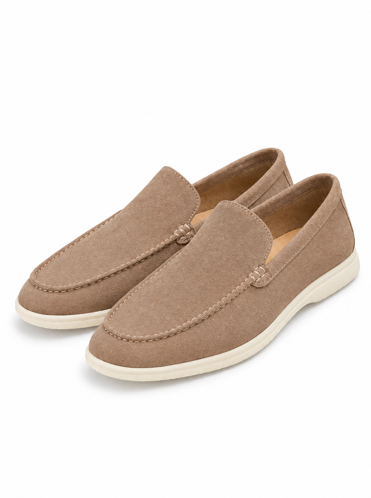 Bellagio Suede Loafers in Tan